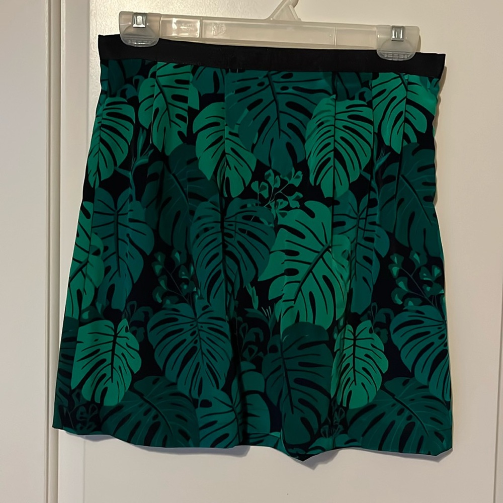 Skirt tropical leaves Banama Republic